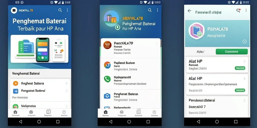 Tampilan antarmuka aplikasi MENYALA78 yang menarik dan fungsional.