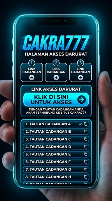 Tampilan link alternatif cakra777